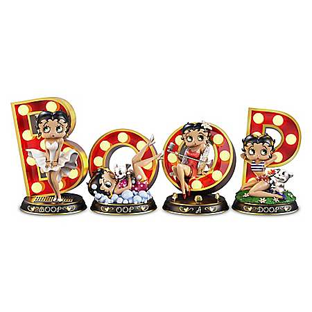 Betty Boop Illuminated Marquee Letter Sculpture Collection