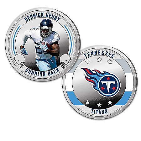 Tennessee Titans Proof Coin Collection With Display