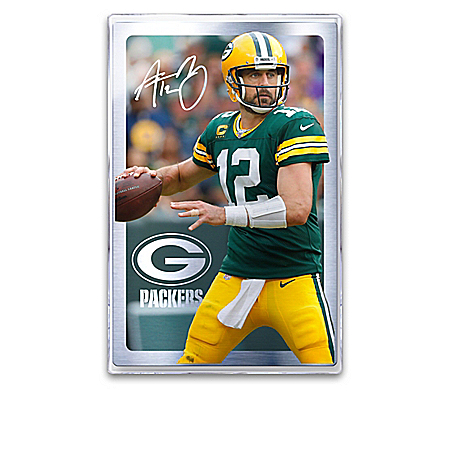 Green Bay Packers NFL Full-Color Metal Art Print Wall Decor Collection