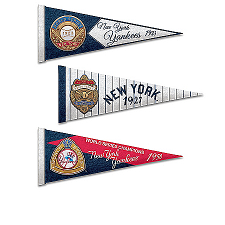 New York Yankees World Series Pennant Collection