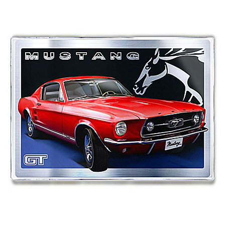 Classic Ford Mustang Metal Art Print Wall Decor Collection