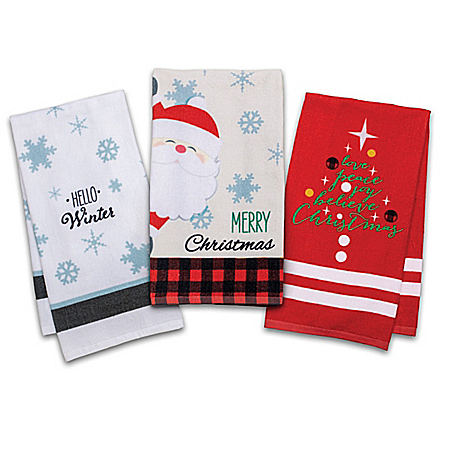 Serving Up Fun Collection Of Seasonal Hand Towel Sets