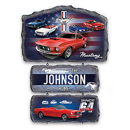 Ford Mustang Personalized Welcome Sign Collection