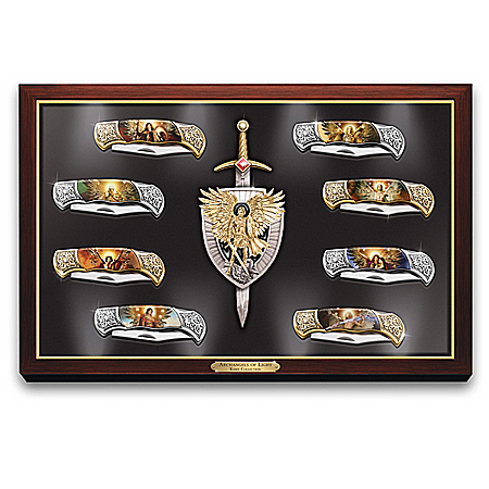 Archangels Of Light Knife Collection With Light-Up Display