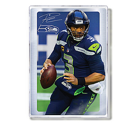Seattle Seahawks NFL Full-Color Metal Art Print Wall Decor Collection