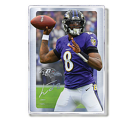 Baltimore Ravens NFL Full-Color Metal Art Print Wall Decor Collection