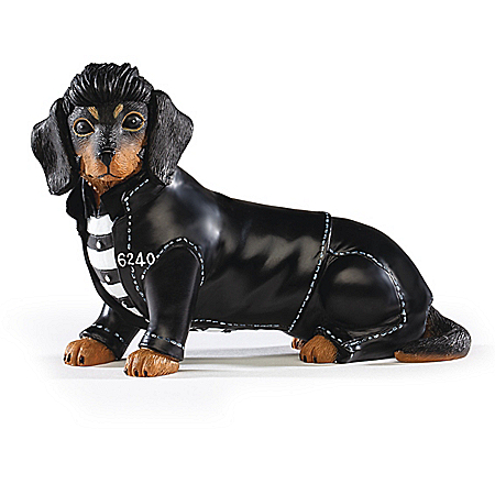 Elvis Paw-esley Handcrafted Dachshund Figurine Collection