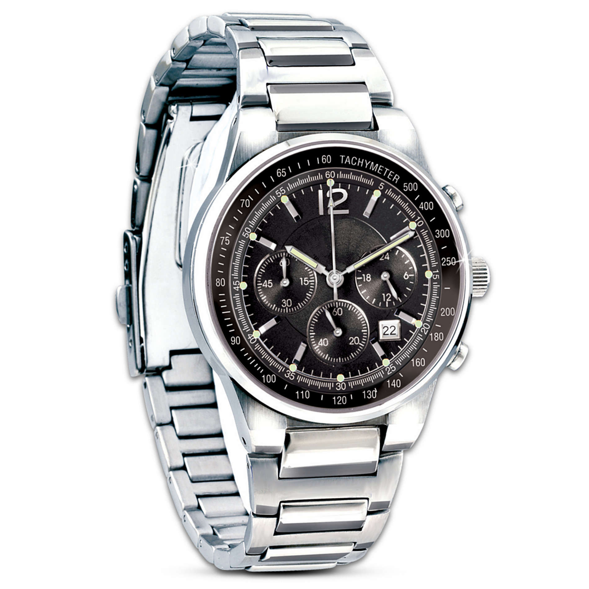 ... Steel Chronograph Men's Wrist Watch: Gift For Sons at Sears.com