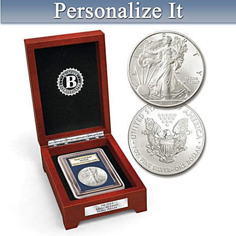 2015 American Eagle Silver Dollar Personalized Coin