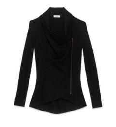 SONAR WOOL COLLARED CARDIGAN