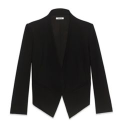 SMOKING WOOL TUXEDO BLAZER