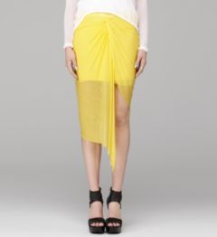 VISCOSE FILM SKIRT