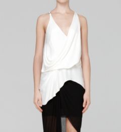 WRINKLED SATIN TOP