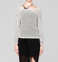 DESTROYED SHEEN SWEATER
