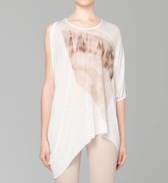 DIAMOND PRINT JERSEY TOP