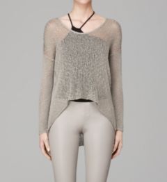 LOOPED SILK SWEATER