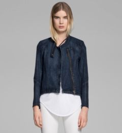 DARK SANDED INDIGO JACKET