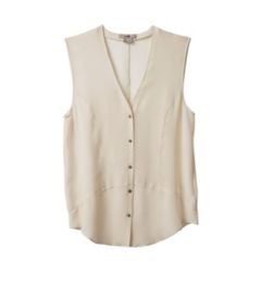 GHOST SILK SLEEVELESS TOP