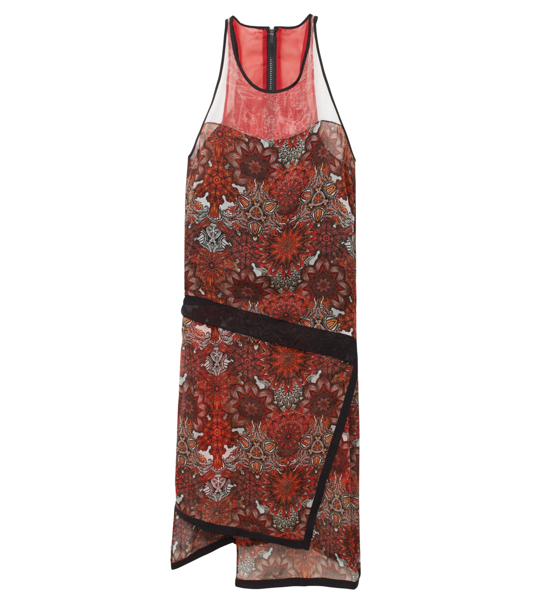 MANDALA VISCOSE PRINT DRESS