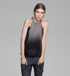MERCURY OMBRE ORGANZA TOP