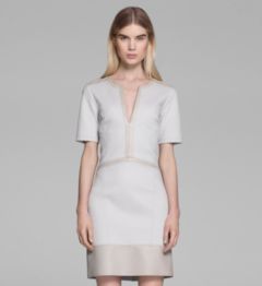 MOTION SLASH NECK DRESS