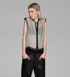 WASHED ORGANZA TOP