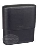ANDRE GARCIA 12 FINGER BLACK LEATHER CASE WITH WOOD SEPARATOR