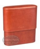 ANDRE GARCIA 12 FINGER BROWN LEATHER CASE WITH WOOD SEPARATOR
