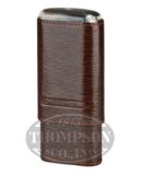 ANDRE GARCIA 3 FINGER BROWN LEATHER HORN TOP CASE