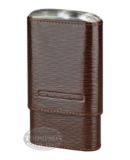 ANDRE GARCIA 4 FINGER BROWN LEATHER HORN TOP CASE
