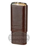 ANDRE GARCIA 3 FINGER BROWN LEATHER LIZARD HORN TOP CASE