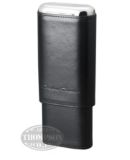 ANDRE GARCIA BLACK LEATHER 3 FINGER METAL TOP CASE