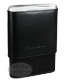 ANDRE GARCIA BLACK LEATHER 5 FINGER METAL TOP CASE