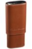 ANDRE GARCIA TAN 3 FINGER LEATHER HORN TOP CIGAR CASE