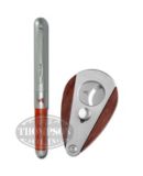 XIKAR REDWOOD XI3 CUTTER/PEN GIFT SET