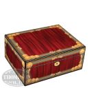 4 COINS HUMIDOR WITH MATCHING ASHTRAY