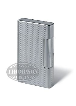 DAVIDOFF PRESTIGE DUAL TORCH LIGHTER GRAIN OF BARLEY DESIGN SILVER