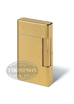 DAVIDOFF PRESTIGE DUAL TORCH LIGHTER GRAIN OF BARLEY DESIGN GOLD