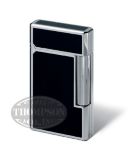DAVIDOFF PRESTIGE DUAL TORCH LIGHTER CHINA LACQUER PALLADIUM BLACK