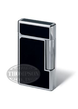 DAVIDOFF PRESTIGE DUAL TORCH LIGHTER CHINA LACQUER PALLADIUM BLACK