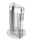 DUAL FLAME LIGHTER SILVER FINISH