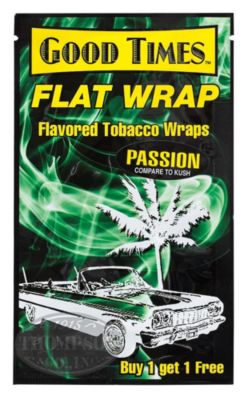 GOOD TIMES FLAT WRAPS NATURAL LEAF MIXED FRUIT
