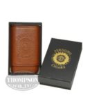 PERDOMO 4 FINGER CIGAR CASE BROWN