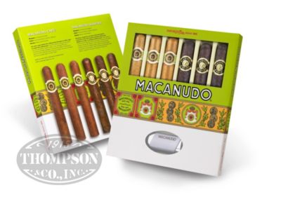 Macanudo Collection Toro Gordo Sampler With Lighter