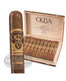 OLIVA SERIE V MELANIO GRAN RESERVA LIMITADA FLAT PRESSED SUMATRA ROBUSTO PLUS OLIVA ASHTRAY