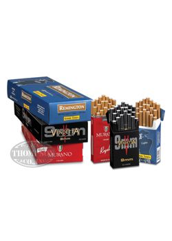 600 LITTLE CIGAR ASSORTMENT NATURAL FILTERED FULL SAMPLER