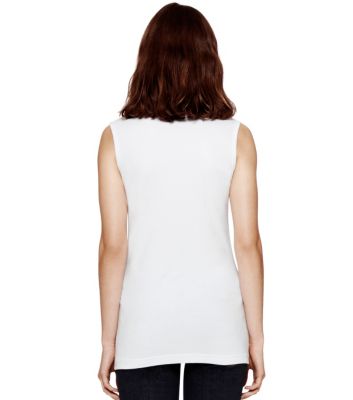 Tory Burch Sleeveless Lidia Polo 