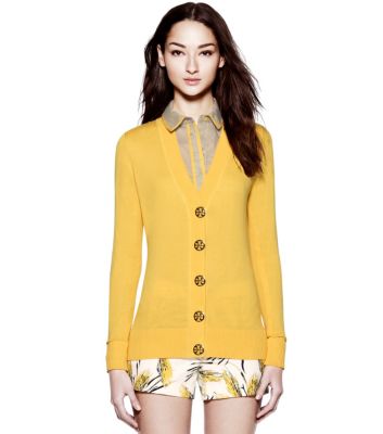Tory Burch Cotton Simone Cardigan  