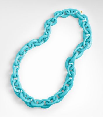 OVAL LINK RESIN CHAI | LAGOON | 474