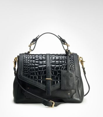 Patent Croc Print 797 Satchel